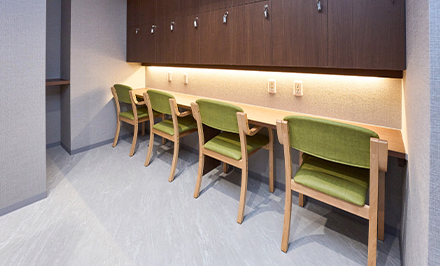 快適な内視鏡検査フロア