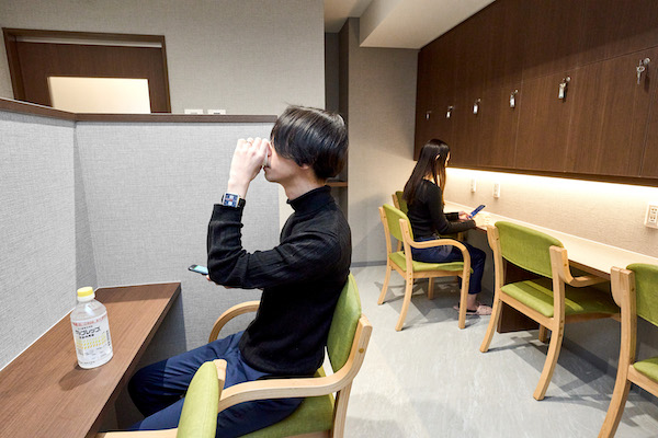 下剤服用スペース